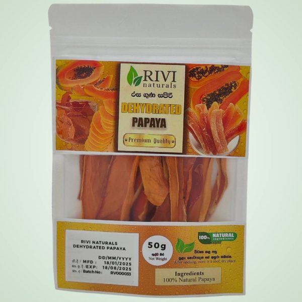 Fruit - Papaya Dehydrated Papaya (50g)